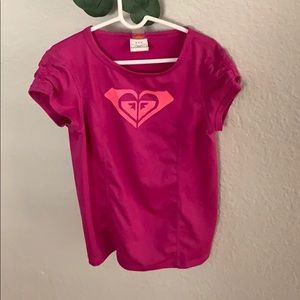 Girls purple-ish pink sporty shirt